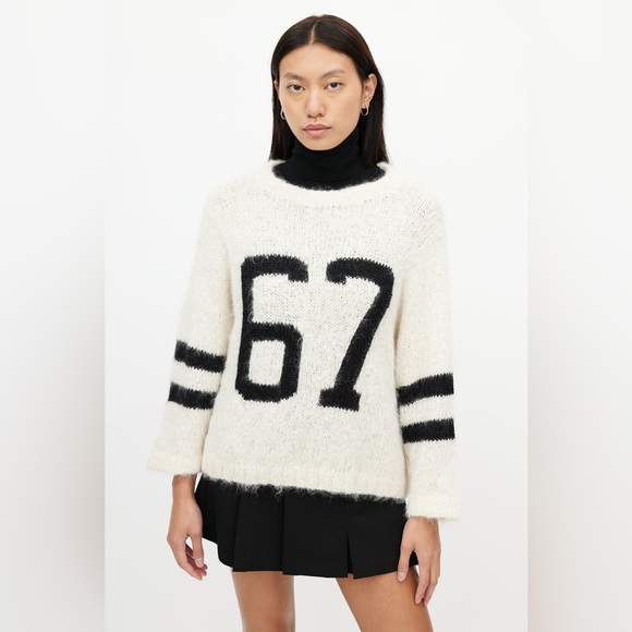 Smythe X Augden Cream 67 Knit Sweater Size Small